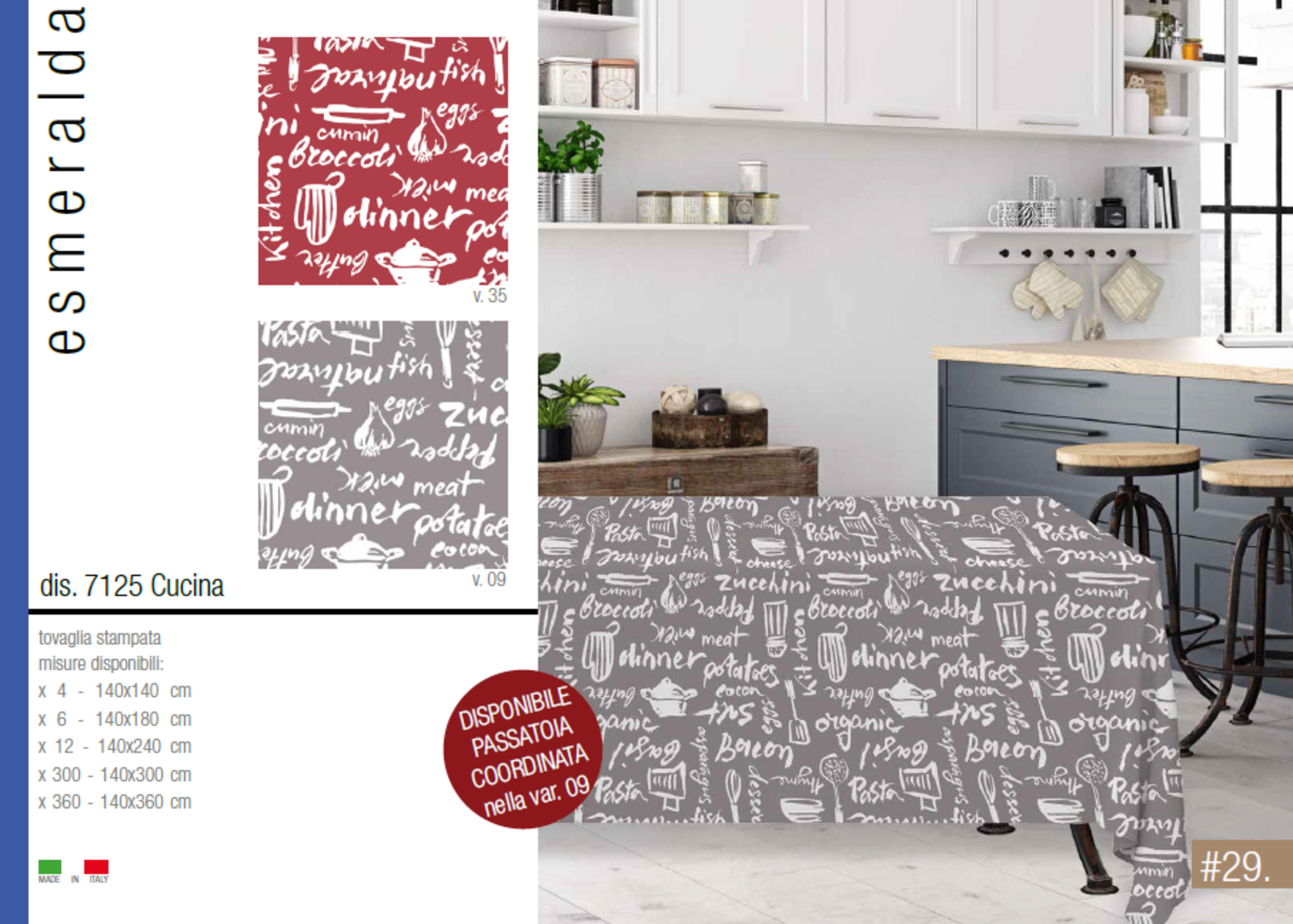 TOVAGLIA 6P ESMERALDA 140X180 Tellini S.R.L. Velkoobchodní oblečení